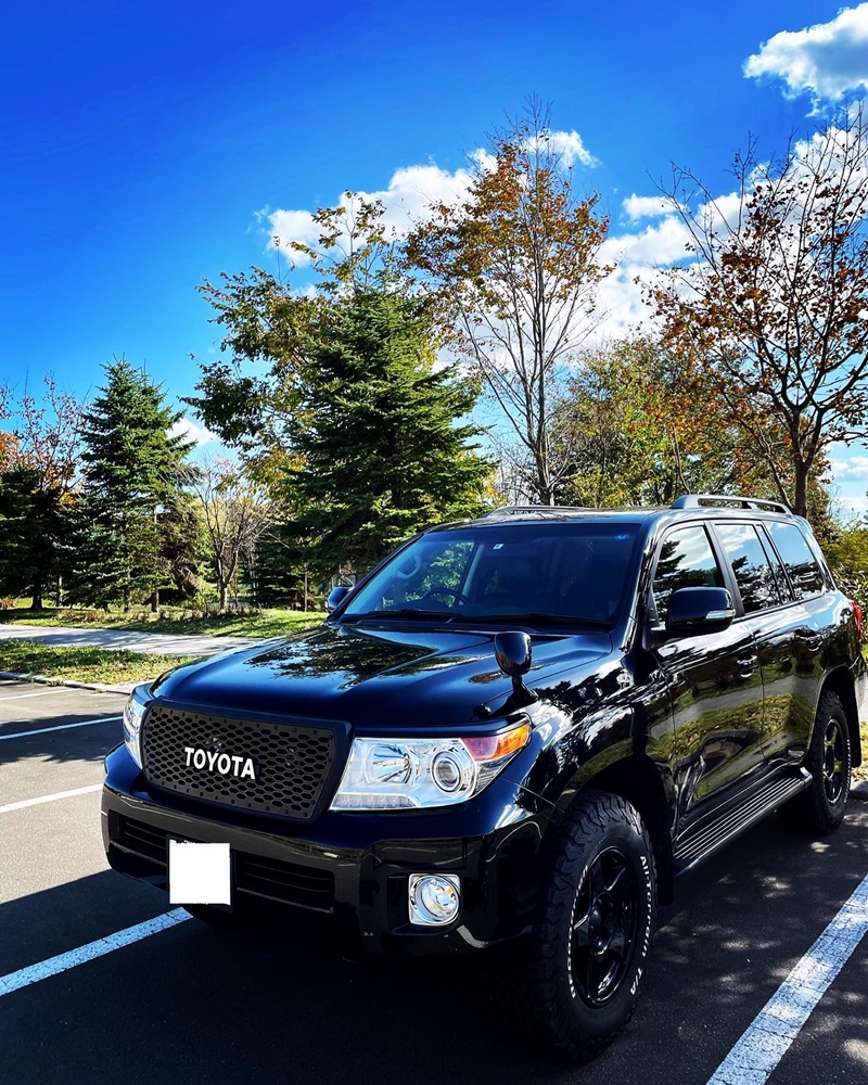 北海道　さむさん さん　ランドクルーザー200