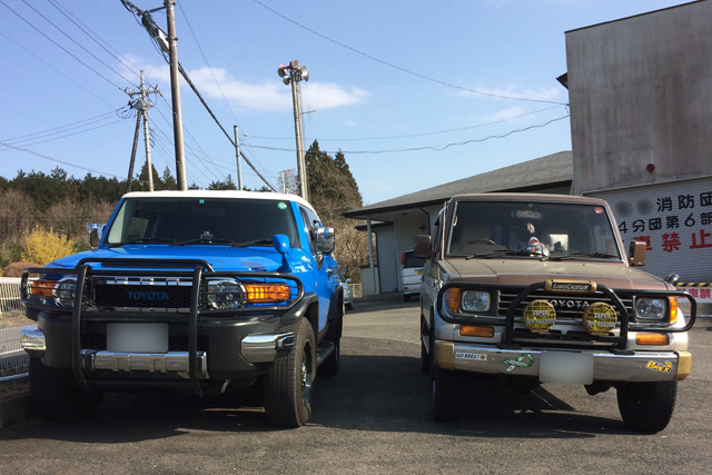 栃木県　Tちゃん さん　FJクルーザー&ランドクルーザー78プラド