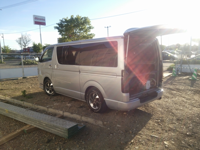 北海道　ザキ さん　ハイエース