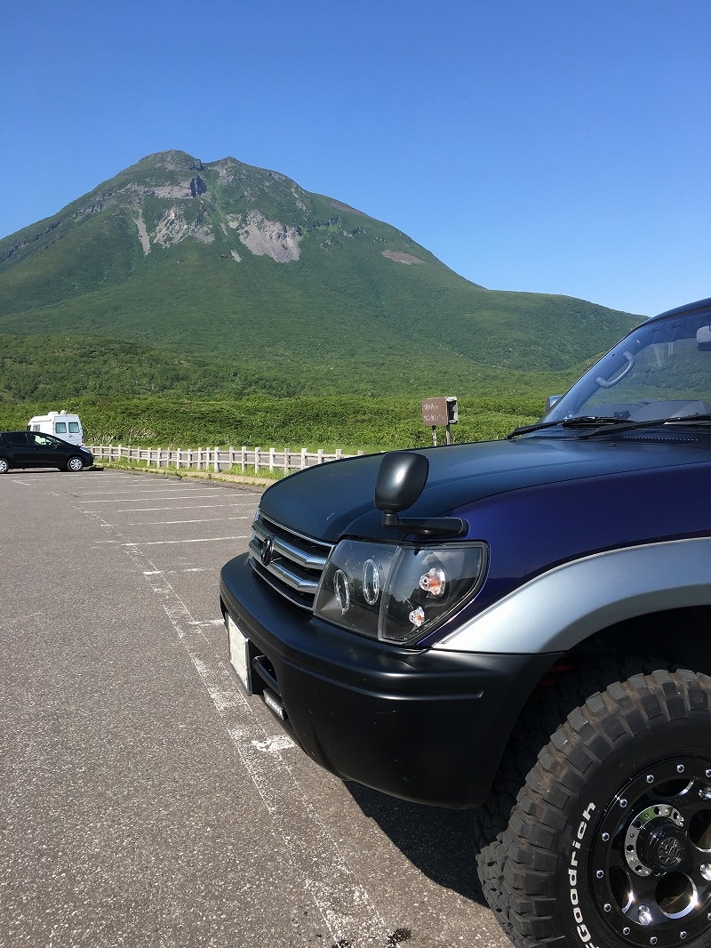 北海道　午後ティー さん　ランクルプラド95 