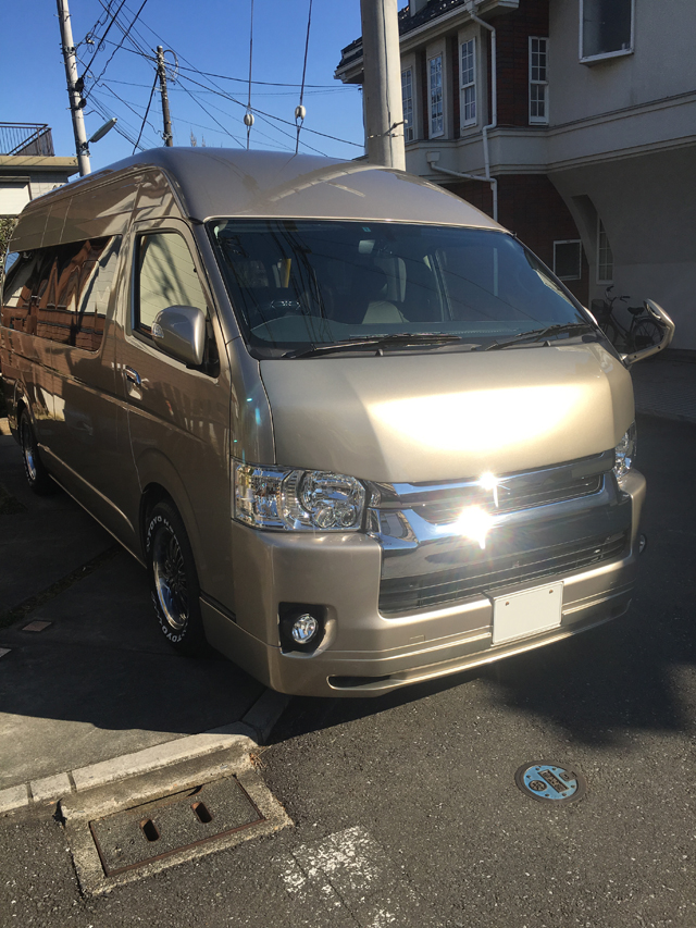 東京都　ヒゲ さん　ハイエース グランドキャビン