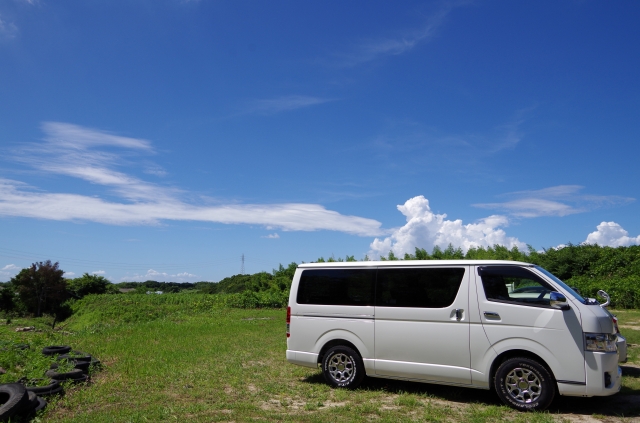 愛知県　キャップ さん　ハイエース（ダークプライム）