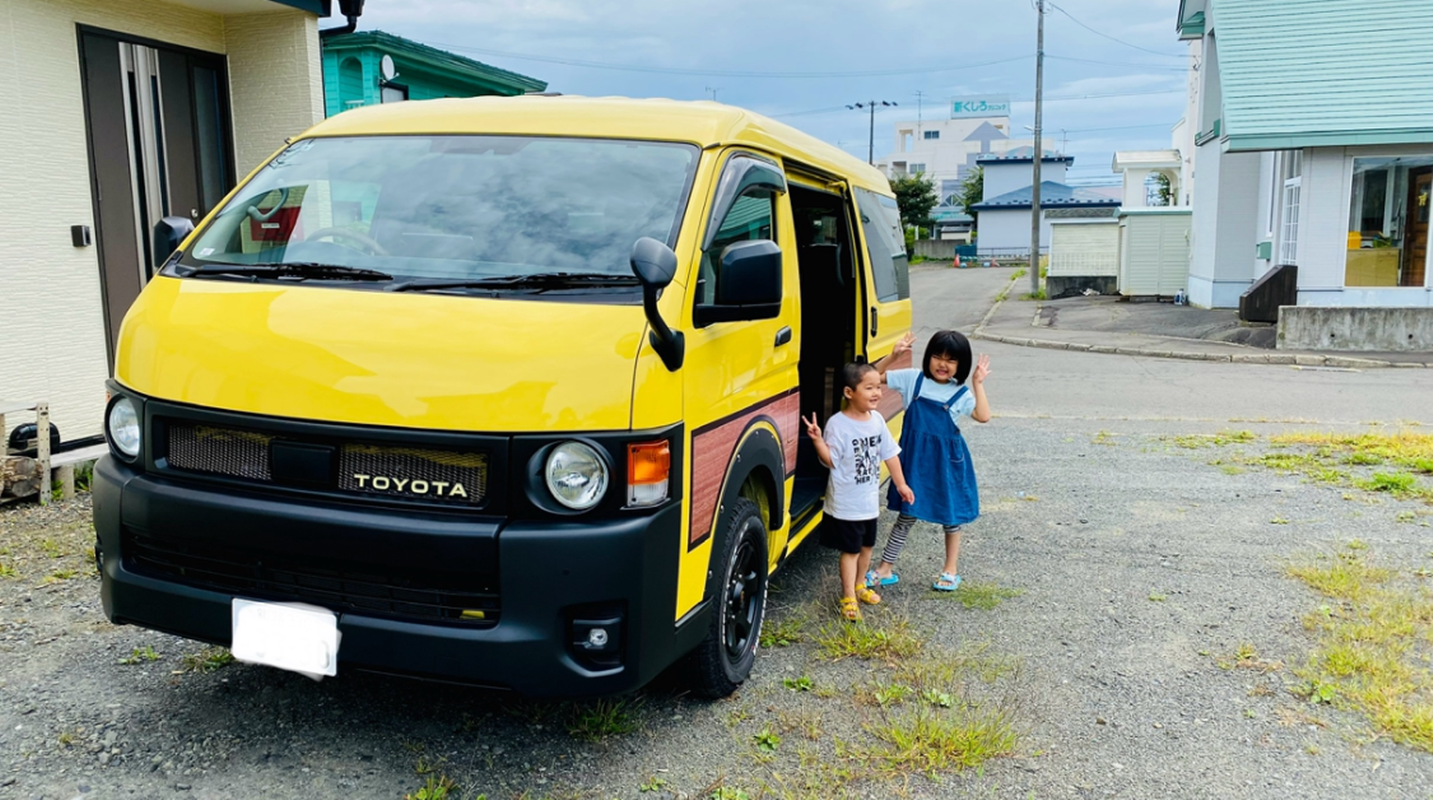 北海道　ケンケン さん　ハイエースワゴン