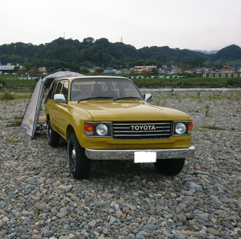 神奈川県　マスタードイエロー さん　ランドクルーザー80