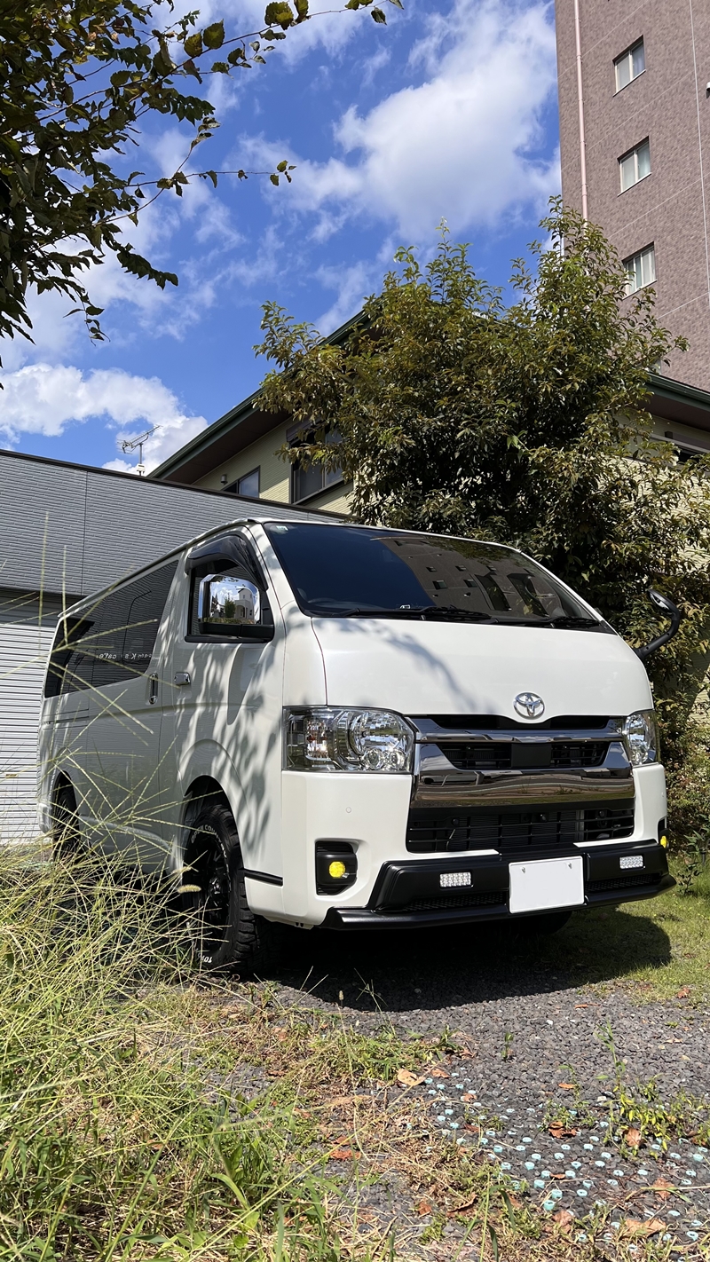 岐阜県　ごほんゆび さん　ハイエースバン