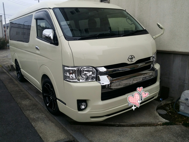 神奈川県　ぽちょむきん さん　ハイエースワゴン4WD FD-BOX3T