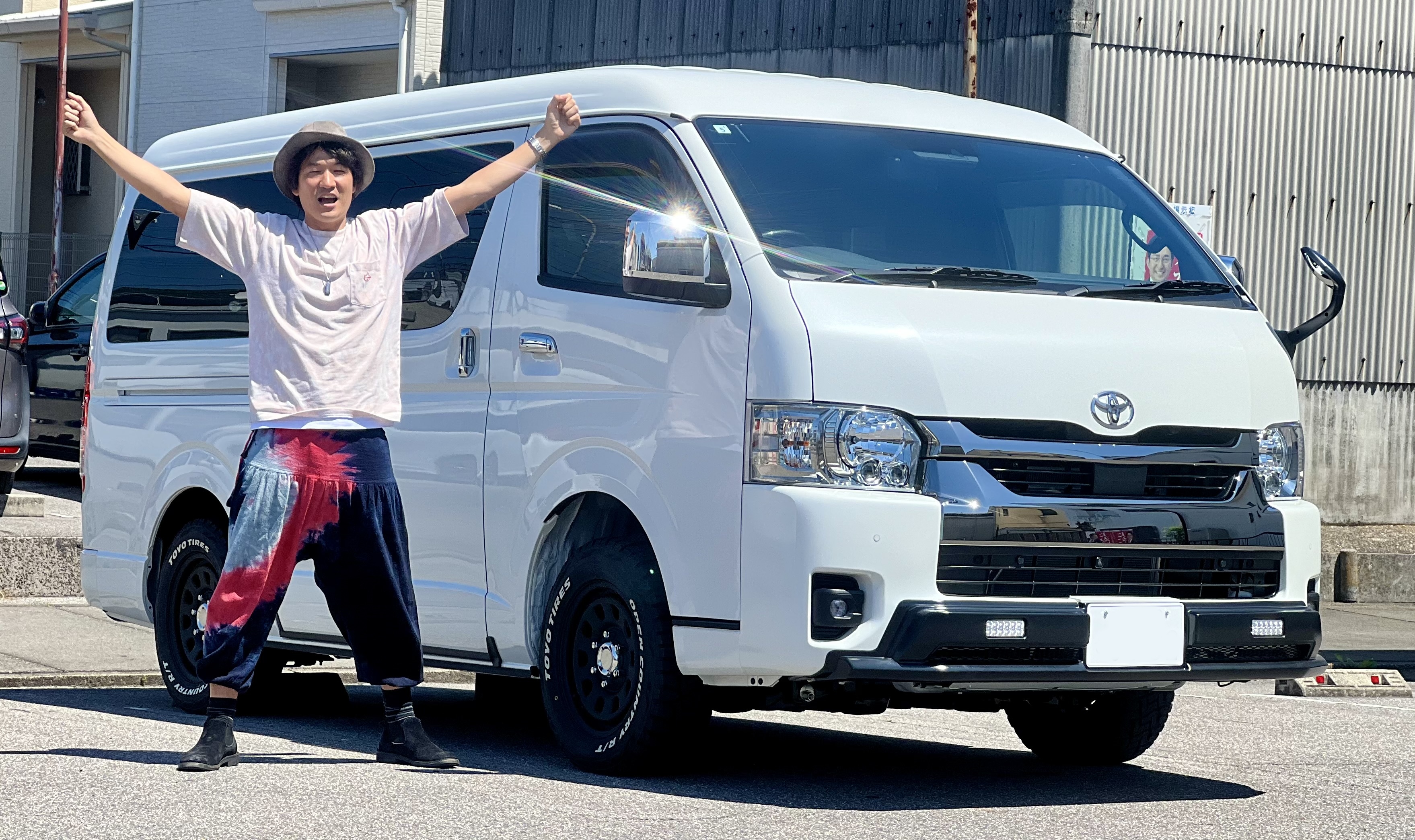 広島県　MUSICおさむ さん　ハイエース