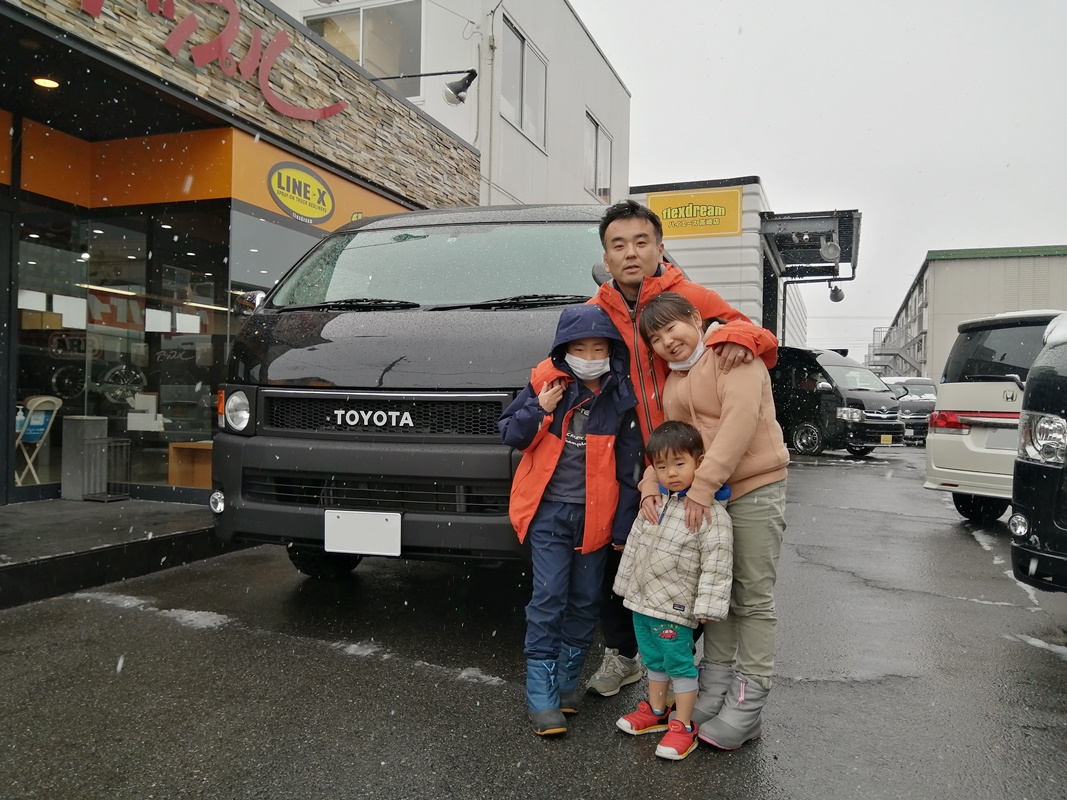 神奈川県　かんはるたいふう さん　ハイエースワゴンGL