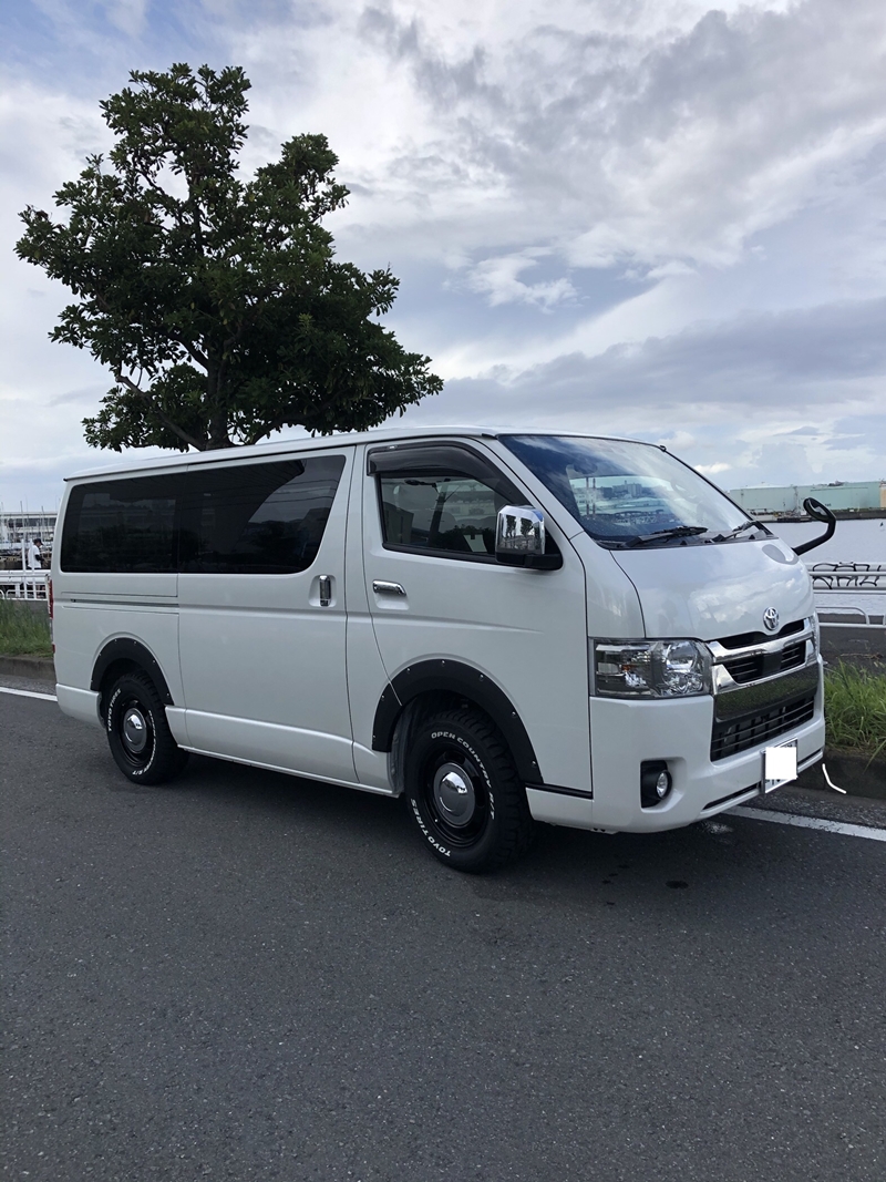 神奈川県　まちゃ さん　ハイエース　ダークプライムⅡ