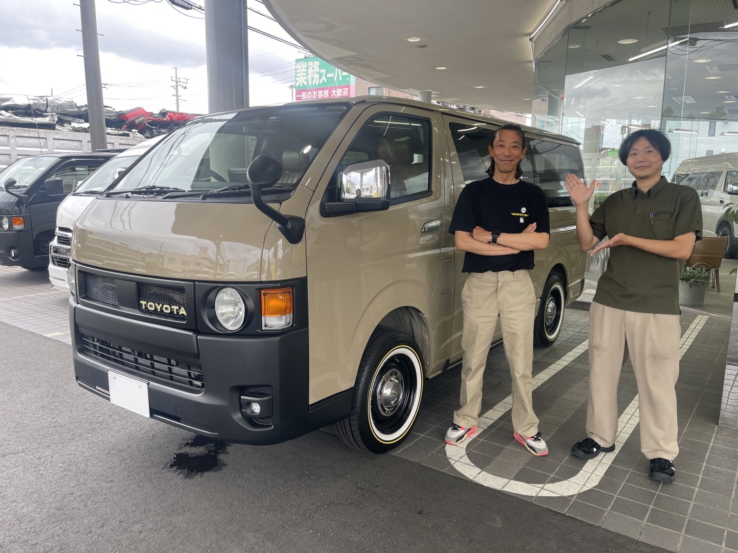 茨城県　hoppoi さん　ハイエースバン