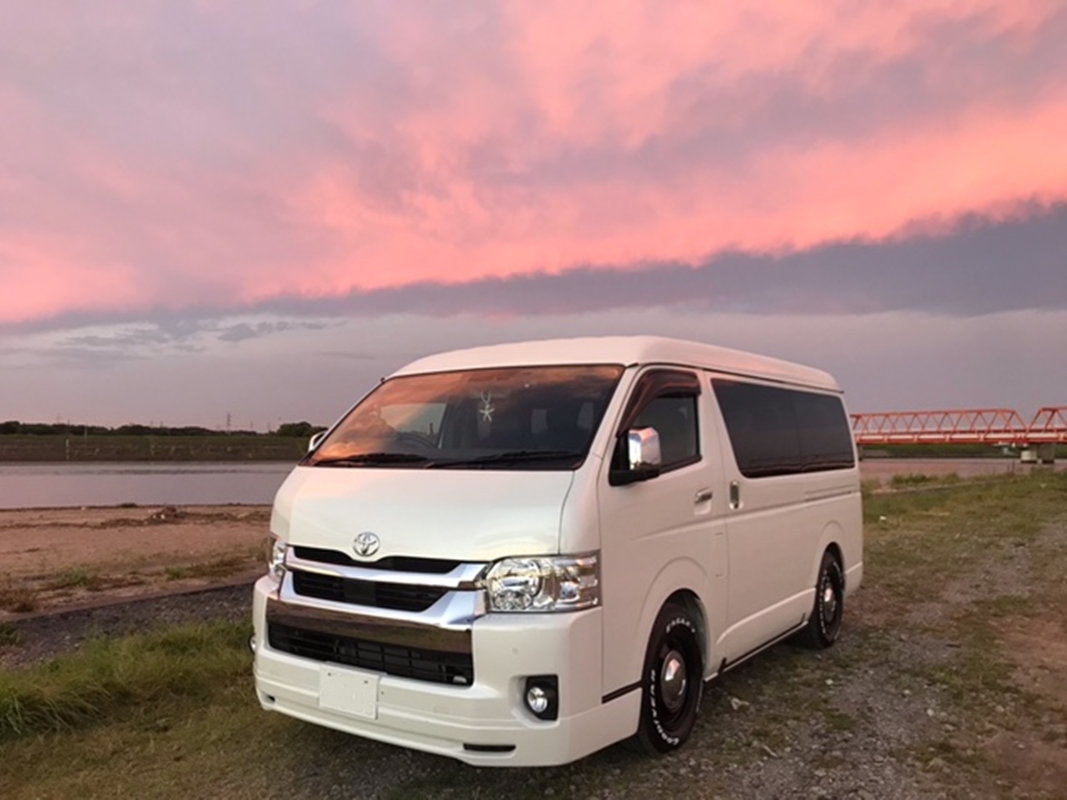 茨城県　こず さん　ハイエースワゴン