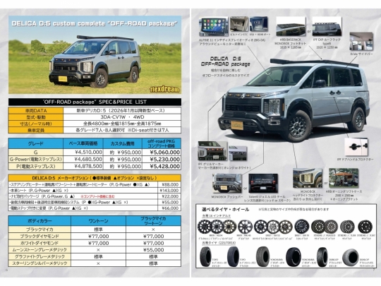 デリカＤ５新型　モデルチェンジ　改良後