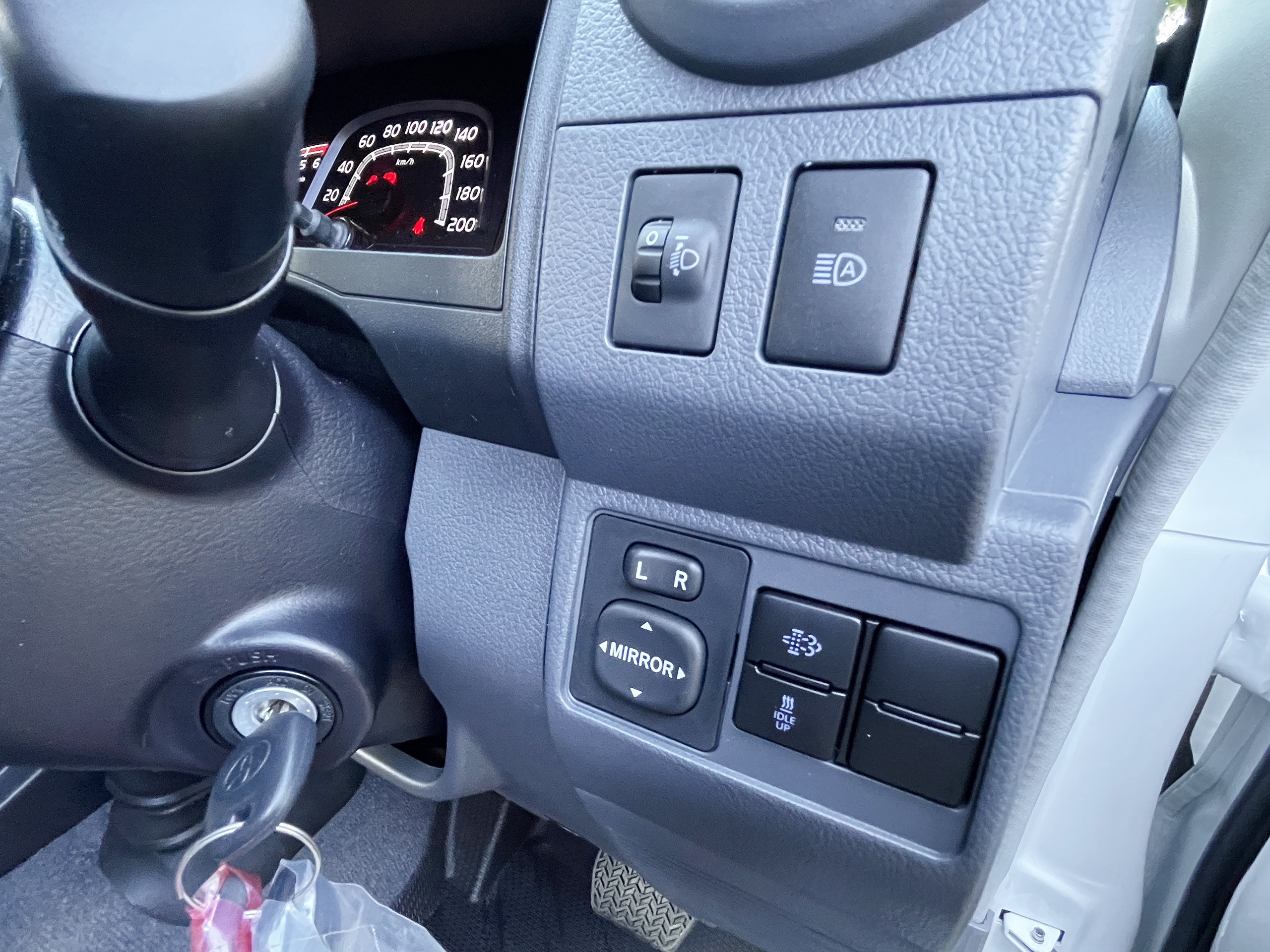 再再販 GDJ76W ランドクルーザー70 ハザードスイッチ 増設キット 黒 再 