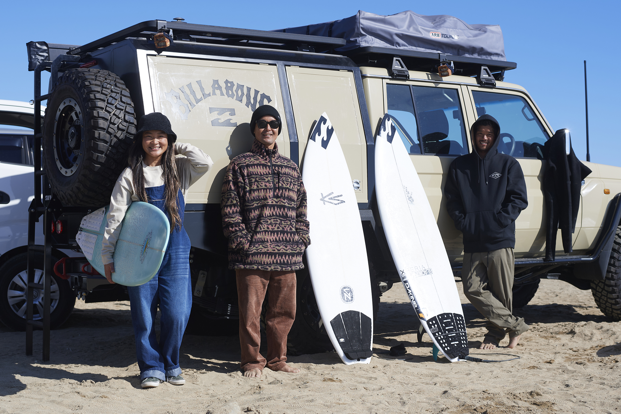 Billabong Japan YouTubeにランクル79×ARBオーバーランダーカスタムが 