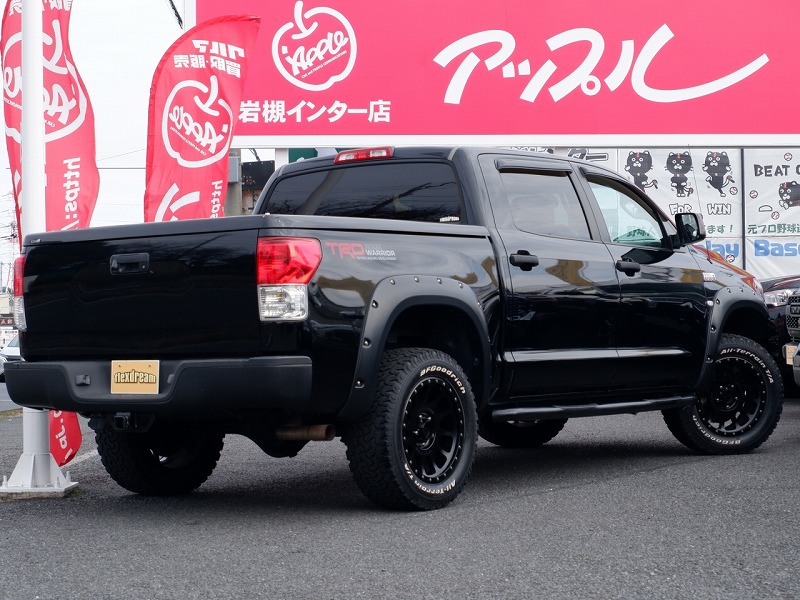 USトヨタ タンドラ 2代目 クルーマックス TRDロックウォーリア ブラック リア