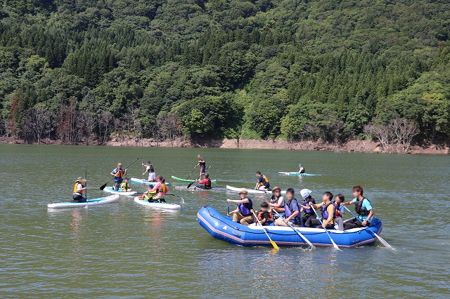カヌー・ボート・サップ・パドルスポーツ体験（2）パドルフェスティバルin津軽白神湖パーク（青森県）