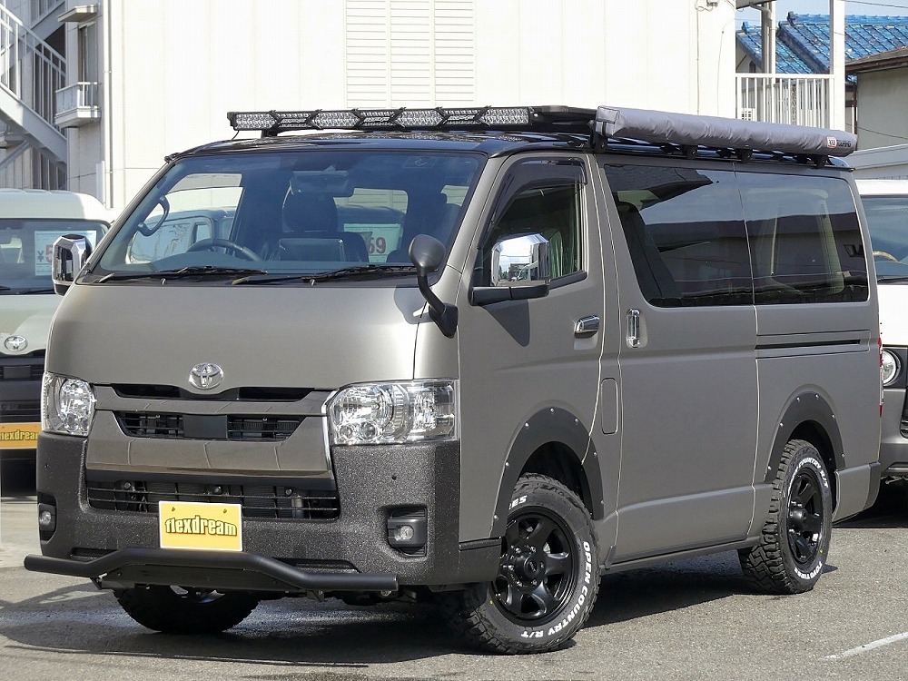 ハイエース SDGマリン 釣り仕様 ARB LINE-X IPF BRUT TOYOオープンカントリー カスタムデモカー