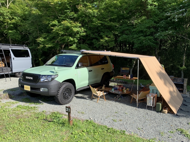 バスプロ 内山幸也プロ 愛車ランクル200 カスタムコンプリート ライトグリーン