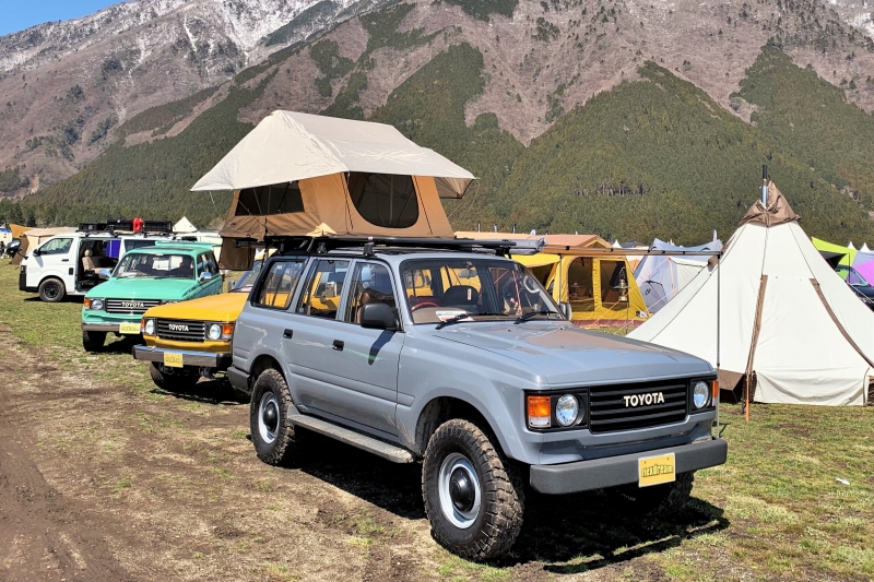 ランクル80丸目クラシックスタイル：ARB 4x4・LINE-Xコラボカスタムデモカー