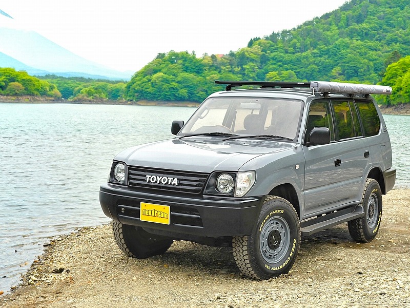 ランクル95プラド丸目換装 クラシックカスタム ステルスグレー