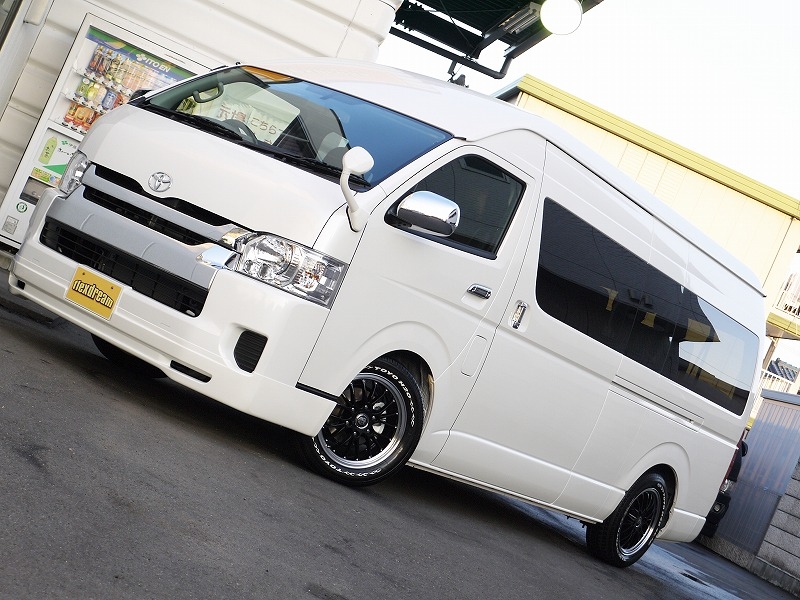 ハイエースワゴン新車コンプリート10人乗り 3ナンバー乗用登録 公認