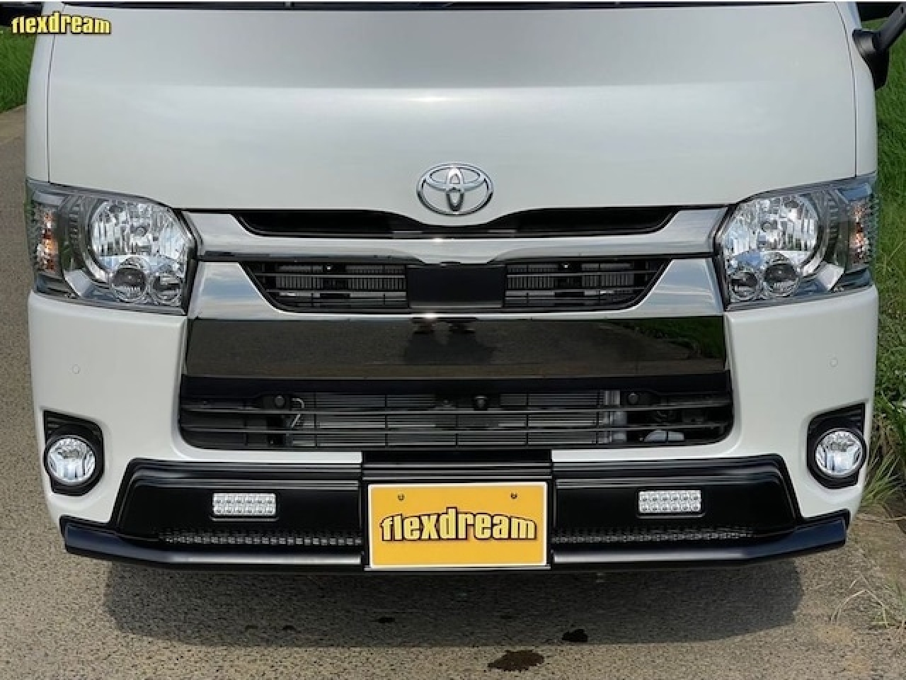 ハイエース200系パーツ新車コンプリートFDバンパープロテクター 