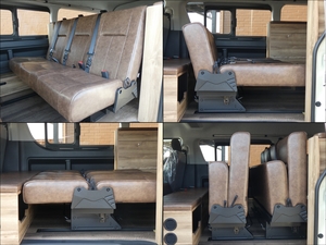 ハイエースワゴン新車コンプリート 2段ベッド×サブバッテリー 本格派車中泊仕様ライトキャンピングカー【FD-BOX6】