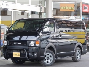 ハイエース200系パーツ新車コンプリートflexdream：FDフロントブッシュバー