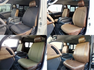 ハイエースバン i-seat×2脚搭載3列シート 8人乗り8ナンバーキャンピング