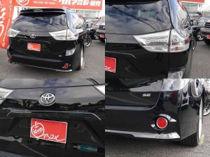 シエナ新車並行　ブラインドカメラ　大径アルミ　２０インチ　フリップダウンモニター