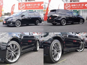 シエナ新車並行　ブラインドカメラ　大径アルミ　２０インチ　フリップダウンモニター