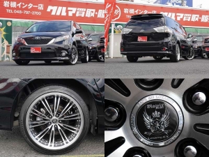 シエナ新車並行　ブラインドカメラ　大径アルミ　２０インチ　フリップダウンモニター