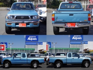 タコマ新車並行　パラダイスブルー