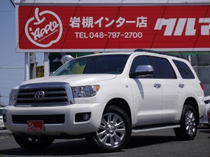 セコイア新車並行　パールホワイト　レッドロック　最上級グレード