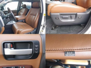 セコイア新車並行　パールホワイト　レッドロック　最上級グレード