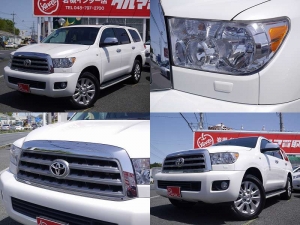 セコイア新車並行　パールホワイト　レッドロック　最上級グレード