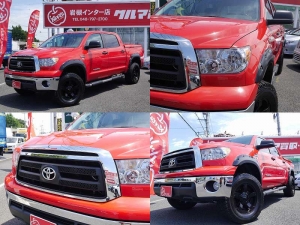 タンドラタンドラ　４ＷＤ　モトメタルＡＷ　１オーナー　ラディアンレッド