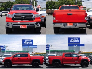 タンドラタンドラ　４ＷＤ　モトメタルＡＷ　１オーナー　ラディアンレッド