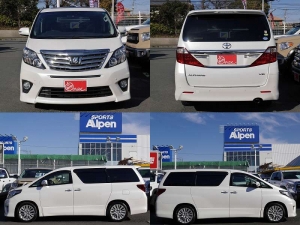 買取・下取り直販車アルファード　ブラックレザー　メーカーナビ