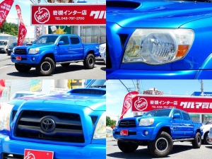タコマ新車並行　４ＷＤ　ダブルキャブ　トノカバー　ナビ