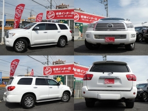 セコイア買取直販　レザー　サンルーフ　ナビ