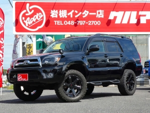 ハイラックスサーフ買取直販車　H１７年ハイラックスサーフ　ＳＳＲ−Ｘ　Ｌｔｄ　　MKWアルミホイール　４本出しマフラー　ウッドコンビハンドル　シートカバー　LEDルームランプ　