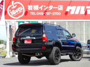 ハイラックスサーフ買取直販車　H１７年ハイラックスサーフ　ＳＳＲ−Ｘ　Ｌｔｄ　　MKWアルミホイール　４本出しマフラー　ウッドコンビハンドル　シートカバー　LEDルームランプ　