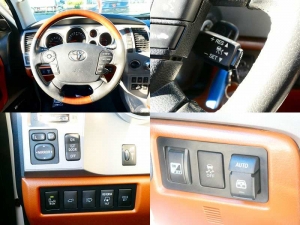 セコイア新車並行　レッドロックレザー　ウッドコンビハンドル