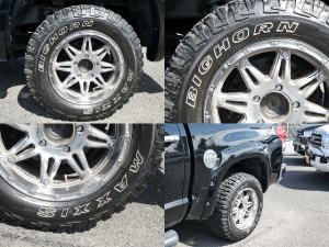 タンドラクルーマックス新並　リフトアップ　トーイングミラー　ＨＤＤナビ