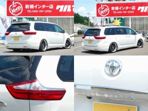 シエナ新車並行　サンルーフ　地デジナビ