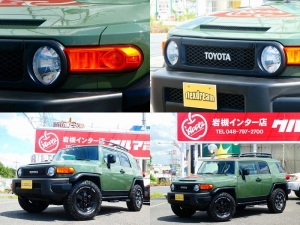 ＦＪクルーザー新車並行2011年モデル　1オーナー　FJクルーザー　限定車トレイルチームスペシャルエディション　アーミーグリーン