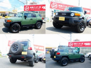 ＦＪクルーザー新車並行2011年モデル　1オーナー　FJクルーザー　限定車トレイルチームスペシャルエディション　アーミーグリーン