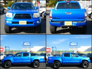 タコマ新車並行　４ＷＤ　ダブルキャブ　トノカバー　ナビ