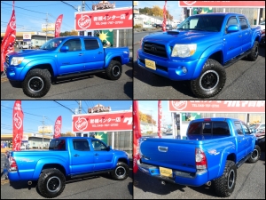 タコマ新車並行　４ＷＤ　ダブルキャブ　トノカバー　ナビ